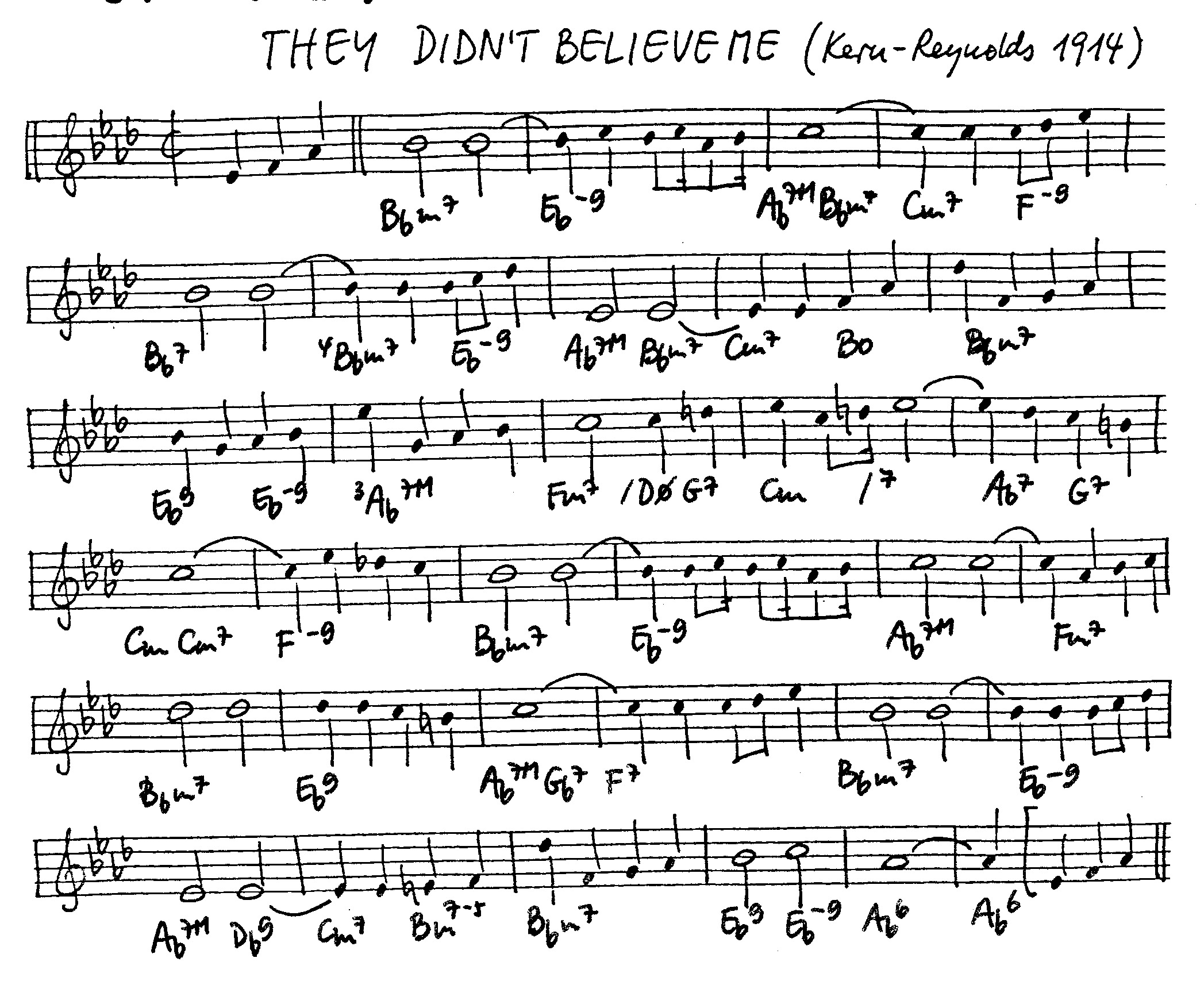 they didn't believe me leadsheet – book us for your next 20s or gatsby event